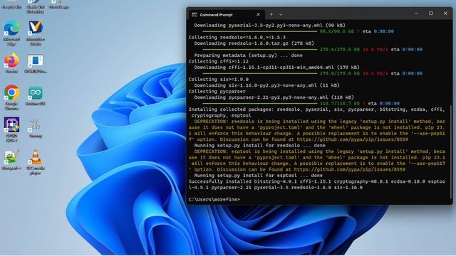 Install esptool on Windows 11 смотреть онлайн