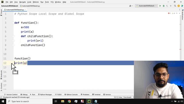 #64 Python Scope | Python Tutorials for Beginners смотреть онлайн