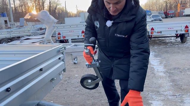Обзор Двухосный легковой прицеп МЗСА 817739 исп.001. Для техники, коммерции и пчел. ЦЛП АРИВА смотреть онлайн