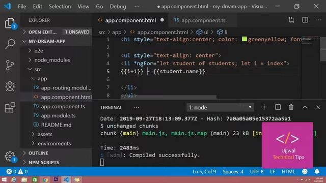 Angular 8 Looping with *ngFor [Tutorial - 11] смотреть онлайн