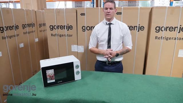 GORENJE MO20E1W | szabadonálló mikrohullámú sütő bemutató videó смотреть онлайн