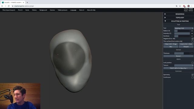 SculptGL - The fastest way to get started with 3D sculpting смотреть онлайн