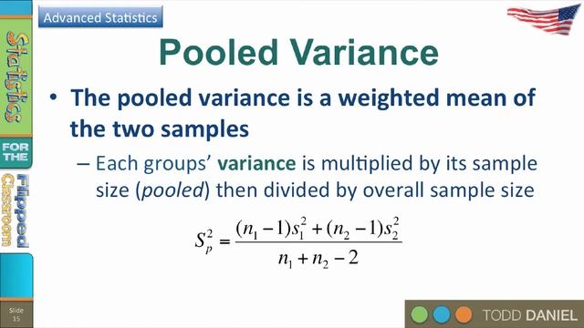 Pooled Variance in t Tests (11-4) смотреть онлайн