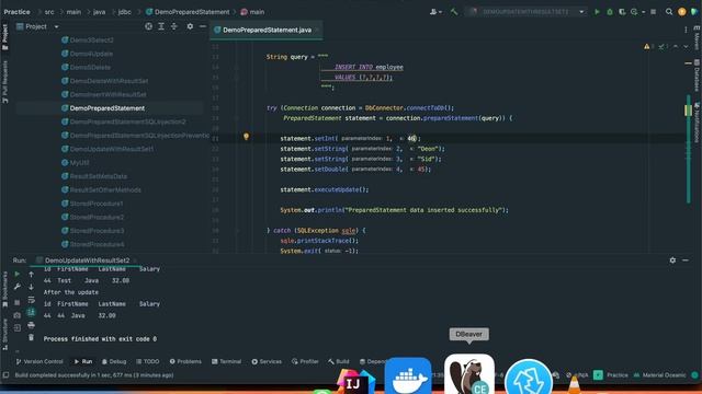 JDBC Part2 V7 - PreparedStatement смотреть онлайн