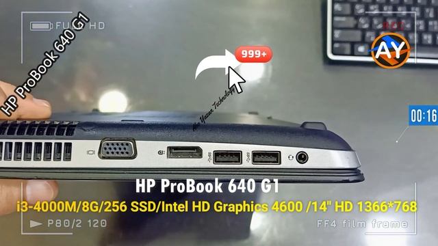 لاب توب اتش بي ?? | HP ProBook 640 G1 ?? | i3-4000M смотреть онлайн