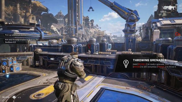 How To Throw Frag Grenades & Set Shock Grenade Trap In Gears 5