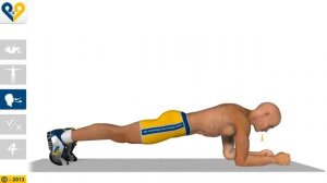 Планка   упражнение для укрепления мышц пресса и всего тела инструкция