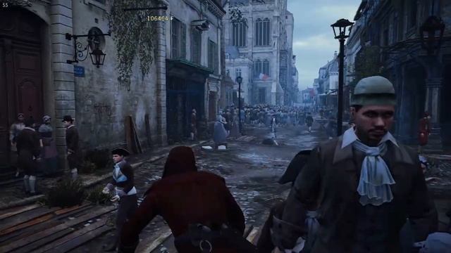 Assassin's creed Unity САМАЯ ИДЕАЛЬНАЯ ЧАСТЬ 60 ФПС смотреть онлайн