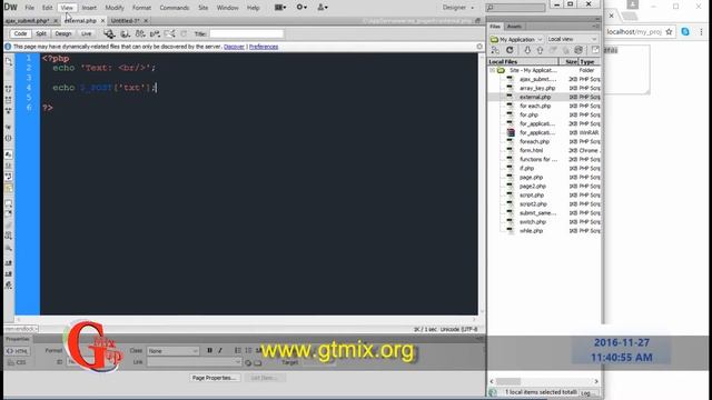 دورة تصميم و تطوير مواقع الإنترنت PHP - د 25- إجراء submit من خلال ajax смотреть онлайн