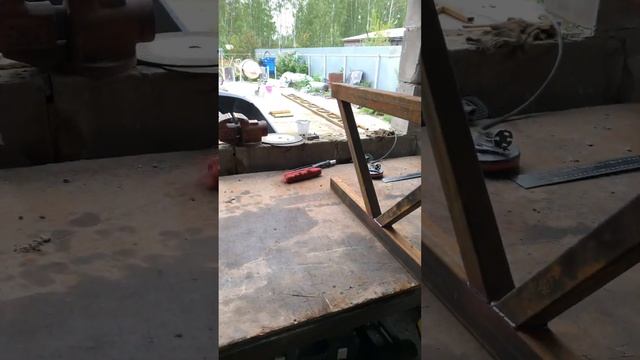 Изготовление фермы на навес 12 метров. Две фермы по 6 метров.