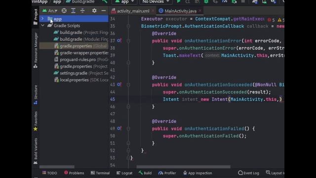 How to Make a FingerPrint Authentication System in Android Studio And Java смотреть онлайн