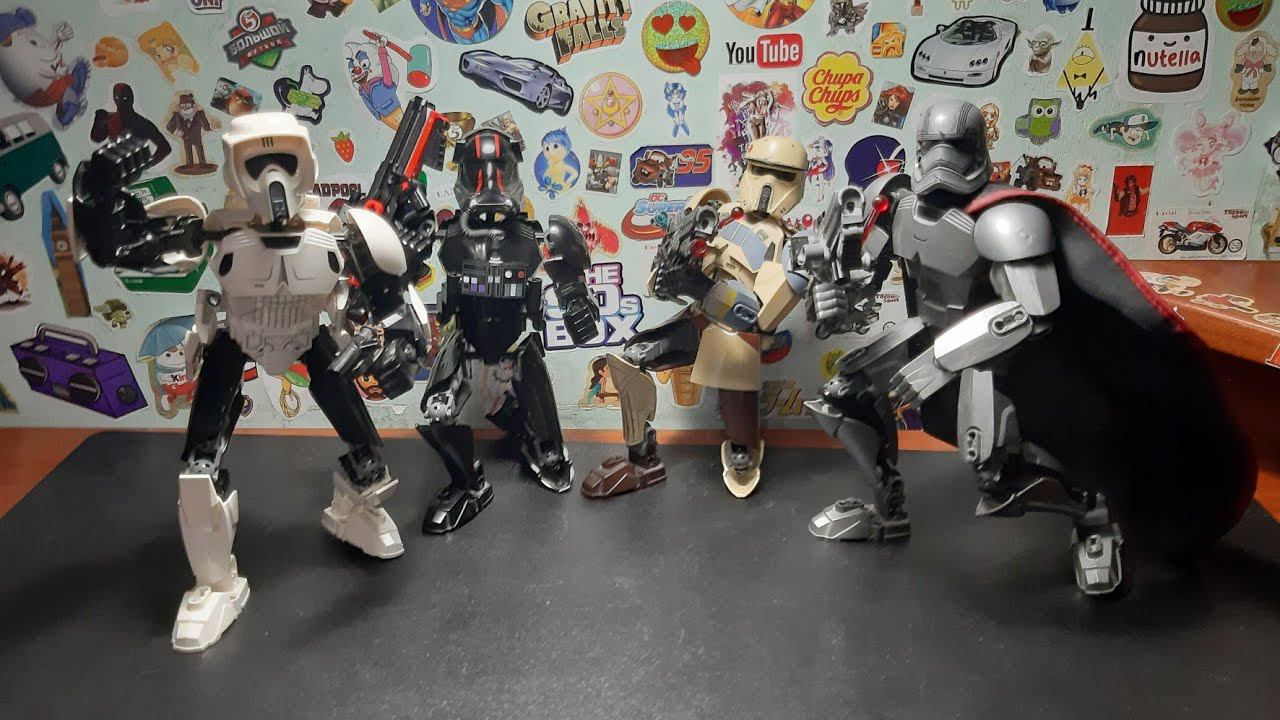 Отряд Штурмовиков от Лего / Star Wars: Buildable Figures | Марафон роботов смотреть онлайн