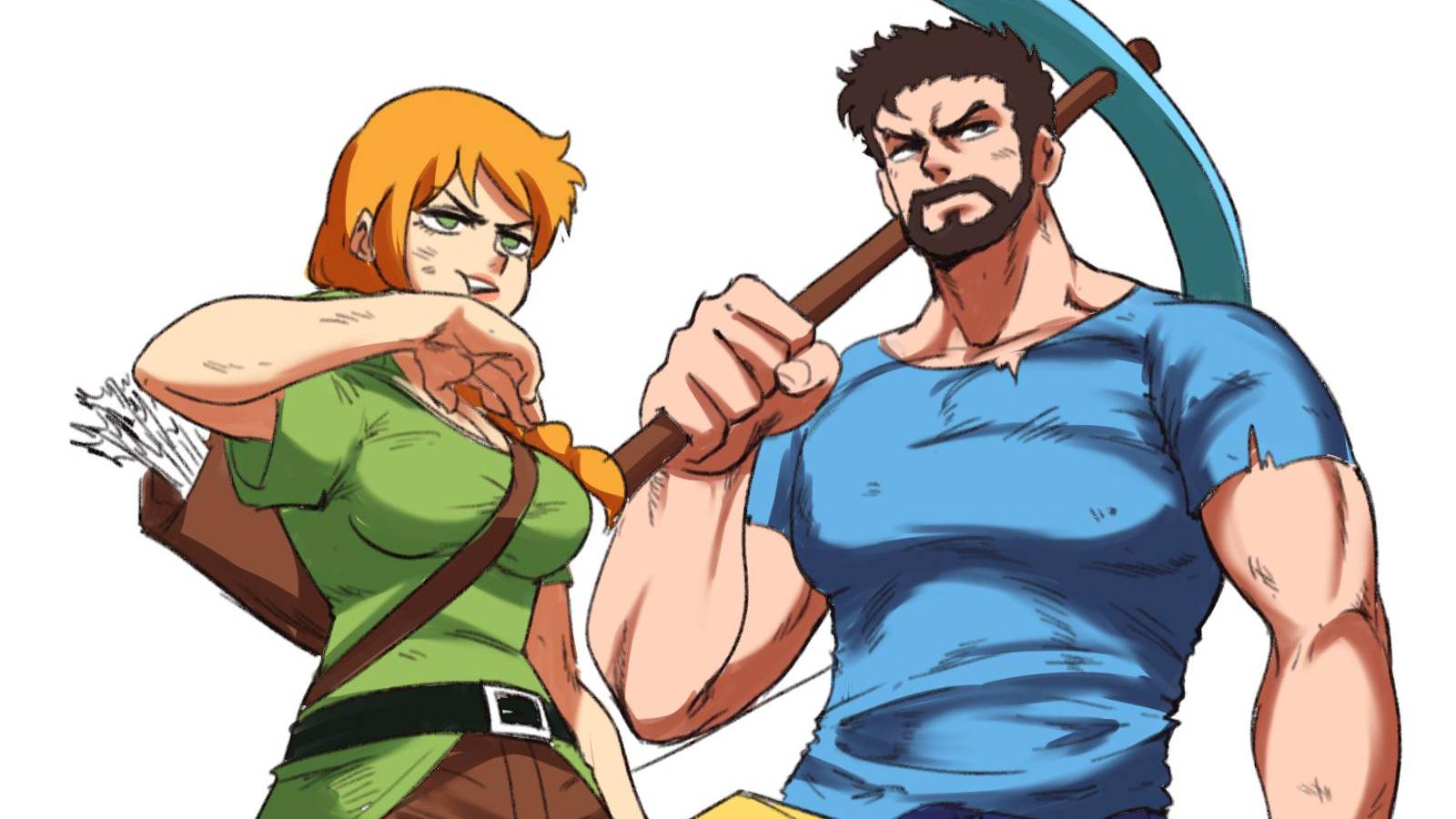 Защитить Стива (майнкрафт аниме) смотреть онлайн