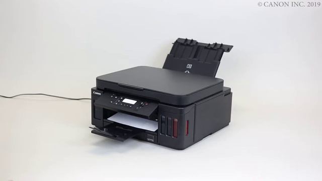 Removing jammed paper: paper output slot (G6000 series) смотреть онлайн
