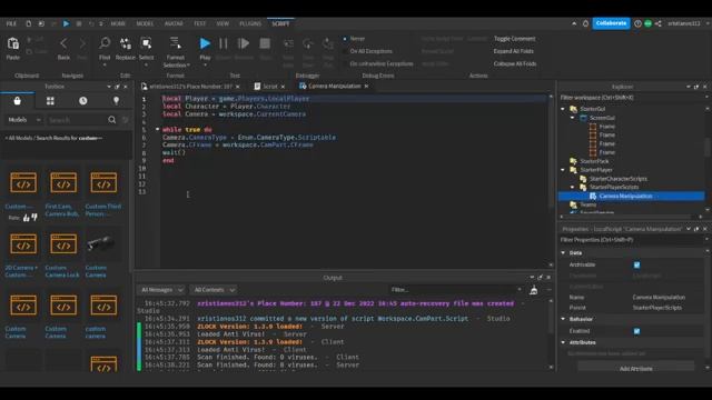 How to make a game like Retro Studio in Roblox (Part 1: Camera) смотреть онлайн