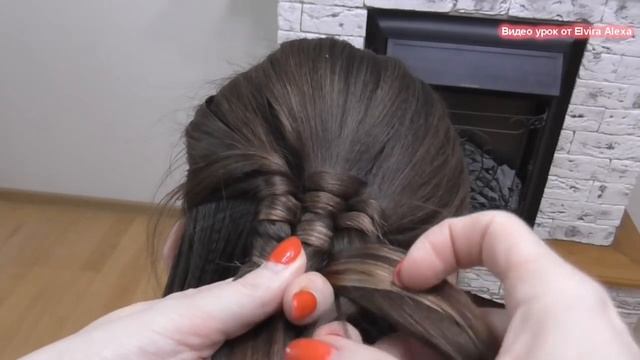 Коса в школу Причёска на каждый день Hair tutorial Trenza Braid смотреть онлайн