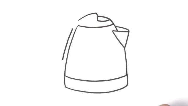 How to DRAW AN ELECTRIC KETTLE EASY Step by Step смотреть онлайн