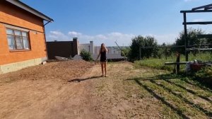 ВЫРАВНИВАЕМ УЧАСТОК СВОИМИ СИЛАМИ?Что у нас получилось? Показываем промежуточный итог?