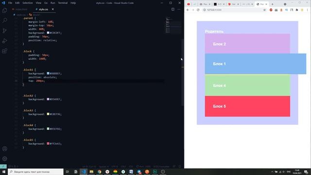 Полный разбор Position в Css. Позиционирование в Css + примеры.