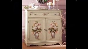 Декупаж кухонной мебели, шкафов и полок