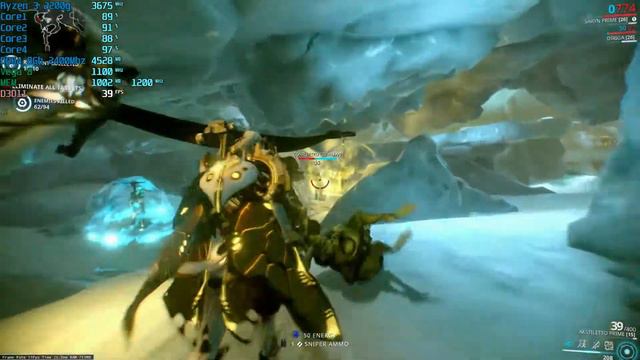 [TEST]Ryzen 3 2200g iGPU Stock Test in Warframe - High Detail 1080p смотреть онлайн