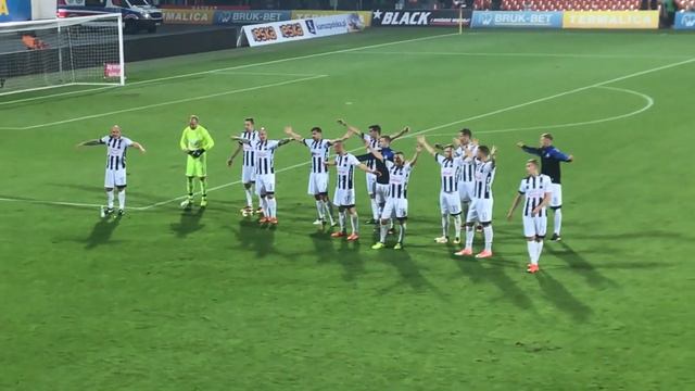 E: Sandecja Nowy Sącz - Śląsk Wrocław [pusty sektor gości+podziękowania]. 2019-09-29 смотреть онлайн