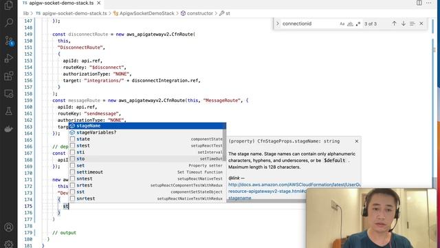 Setup Api Gateway WebSocket using CDK смотреть онлайн