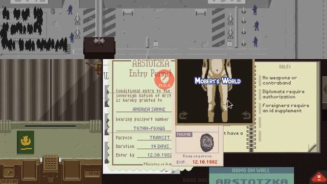 Let's Play Papers, Please Story Gameplay part 6 - Thanks for the Bomb - Indie PC Gaming смотреть онлайн