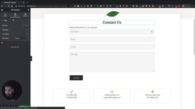 How To Create A Contact Form On Wordpress Using Elementor (Free) смотреть онлайн