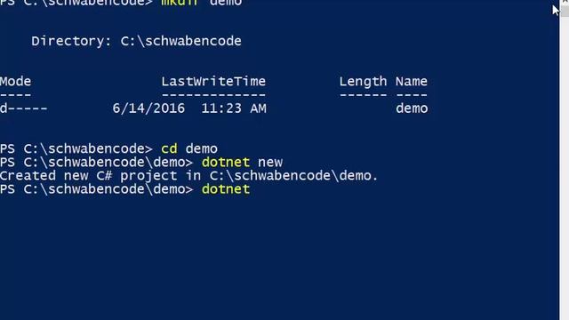 Create .NET Core Applications within seconds via CLI (PowerShell) смотреть онлайн
