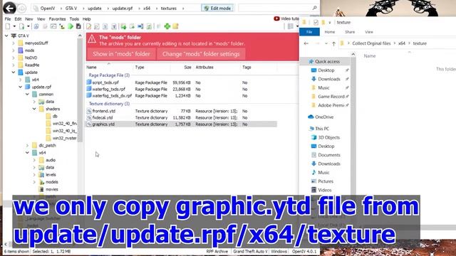 How to Safely Uninstall GTA V Graphic mod(Without deleteing mods folder) смотреть онлайн