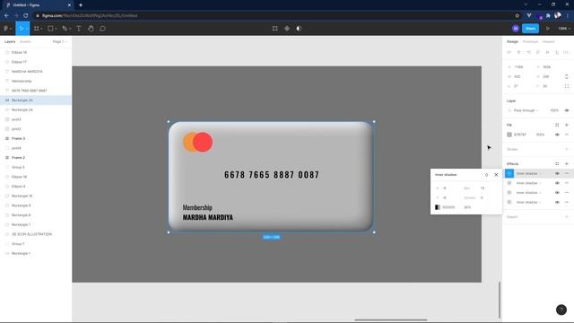Membuat 3D Card Glassmorphism - Figma Tutorial смотреть онлайн