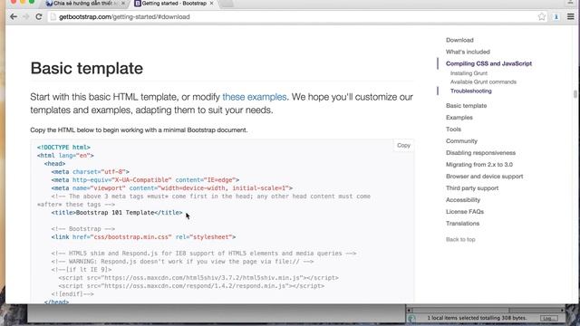 Hướng dẫn cài đặt (install) và chạy bootstrap cơ bản смотреть онлайн