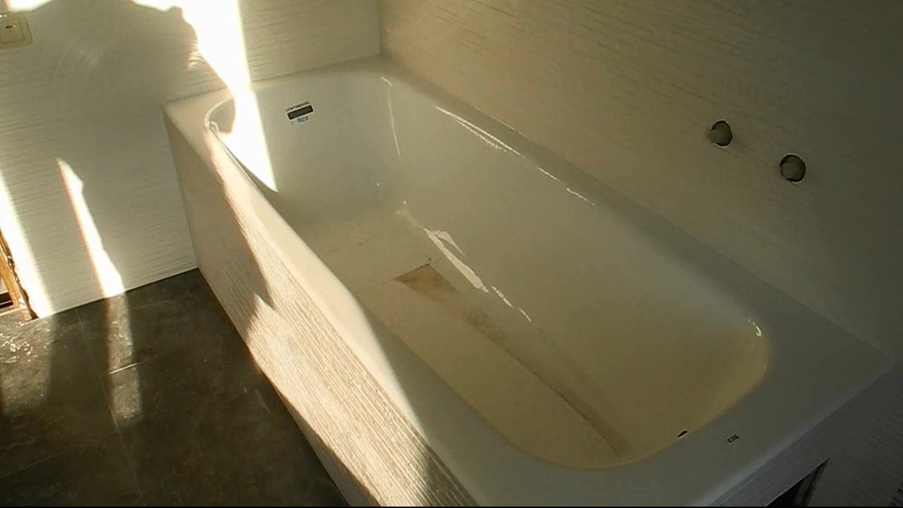 Укладка стильной плитки в ванной ч.35(облицовка.3) смотреть онлайн