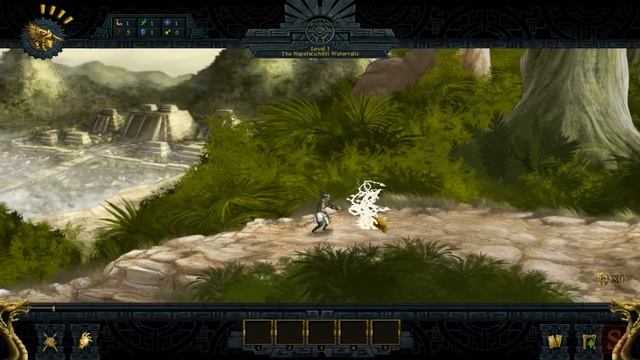 Aztaka Walkthrough: Prologue & Level 1 - The Napatecuhtili Waterfalls смотреть онлайн