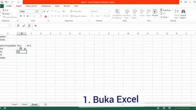 MEMBUAT GRAFIK/CHART DI EXCEL смотреть онлайн