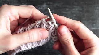КРАСИВАЯ резинка спицами. Вяжется просто смотреть онлайн