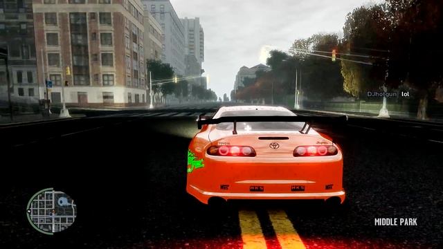 GTA 4 Fast & Furious 1 Smoke the Ferrari Supra vs Ferrari Epic ENB Series MultiPlayer GamePlay смотреть онлайн