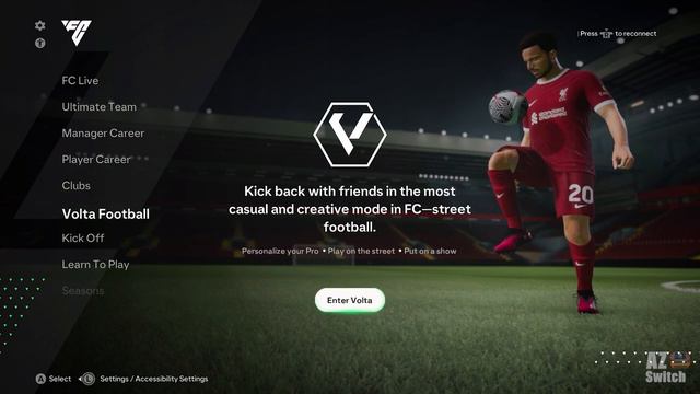 FC 24 Nintendo Switch have the volta football (Menu Screens) смотреть онлайн