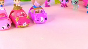 Королевские #МАШИНКИ Шопкинс + Малюсенькие Водители Car Toys - Shopkins Cutie Cars - Май Тойс Пинк