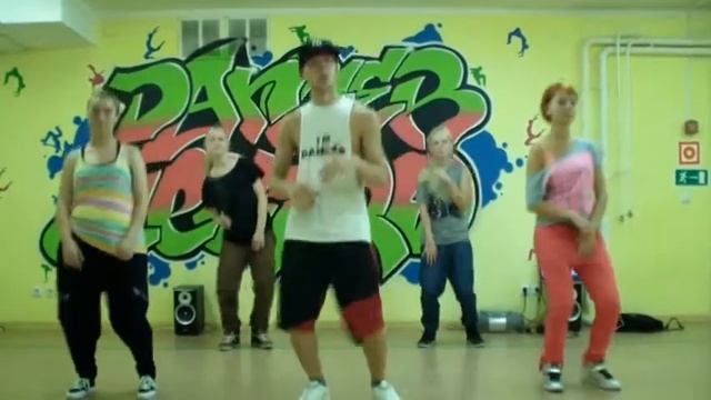 Школа Танца Danger Electro 1й Урок по Hip Hop смотреть онлайн