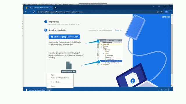 How to Connect Android Project With Firebase смотреть онлайн