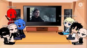 X-Men react to Deadpool part 2