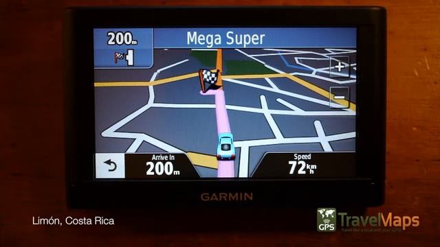 Garmin GPS Map Demo - Limón, Costa Rica смотреть онлайн