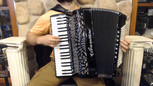 SERE415MH120BK - Black Serenellini 415 Piano Accordion LMMMH 41 120 $6999 смотреть онлайн