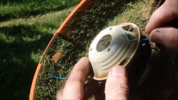 STIHL FSA 45- установка лески