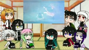 Demon slayer hashiras react to Nezuko|part 6|(клинок рассекающий демонов реакция столпов)