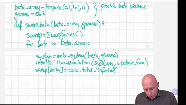 Modeling and Simulation in Python - Chapter 13 - Using a parameter sweep to find a parameter value смотреть онлайн