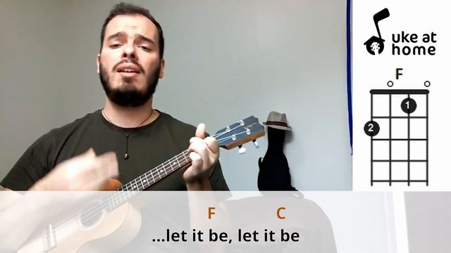 Beatles - Let It Be | Ukulele tutorial смотреть онлайн