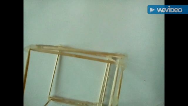 Модель из зубочисток| домик (кривоватый) смотреть онлайн